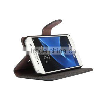 White PU Leather Cell Phone Case With Wallet and Card Slots for Samsung Galaxy S7/S7 Edge photo-3
