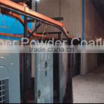 Safety-guard door powder coating line