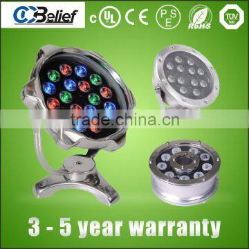 18W RGB DMX512 led underwater light