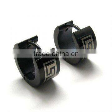 Black 316L S.Steel New Model Earrings
