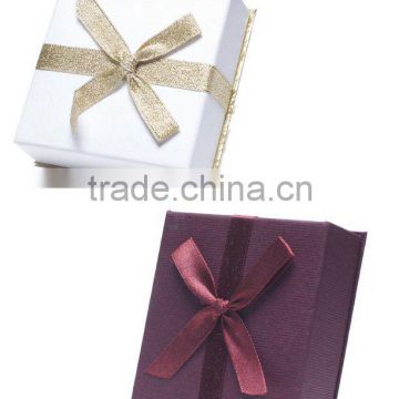 Striped paper gift box