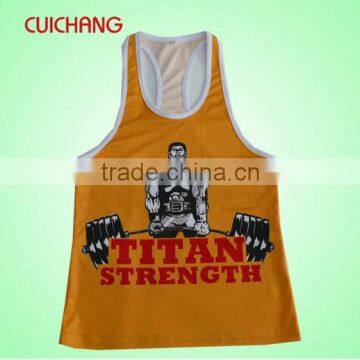 2014 wholesale bodybuilding plain and racer back tank tops wholesale