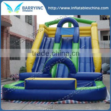 Outdoor Lake Inflatable Water Slides , Inflatable Water Slide Clearance