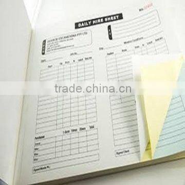 Customizable Custom Invoice book Printing NCR/Carbonless Invoice Book