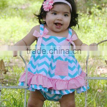 2015 new fashion popular boutique baby clothing cotton garments for baby girls/kids with diaper cover