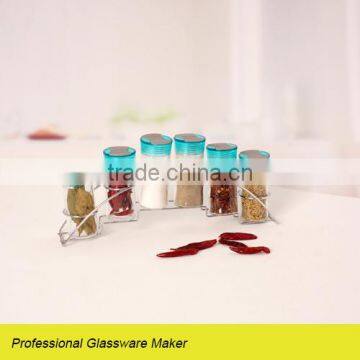 kitchenware 7pcs home use glass kitchenware for spice