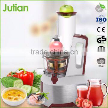 multi function whole slow Juicer, JT-2014 (stainless steel version), High juice yield