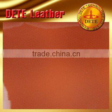 Patent Leather Fabric With Dot Pattern Raw Material Design Textile Leather Wholesale Fabric for Patent Leather Handbags photo-4