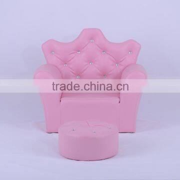 kids leather princess sofa