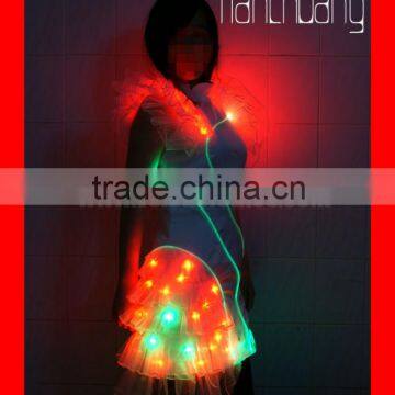 Programmable Irish LED latin dance dress