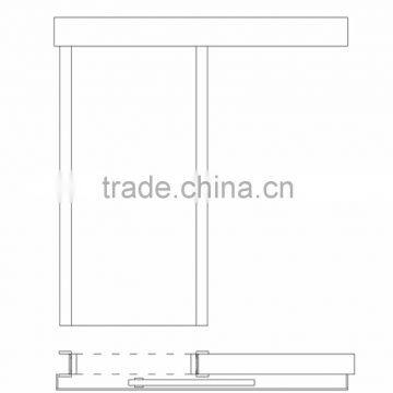 Dilvin 7-division White Lacquer Finished Sliding Door photo-2