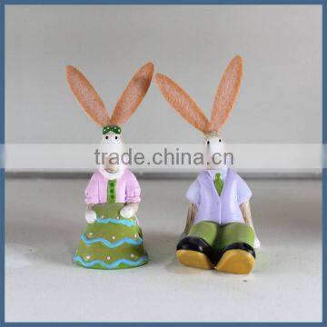 2016 Best Selling Lovely Ceramic Material Easter Bunny photo-3