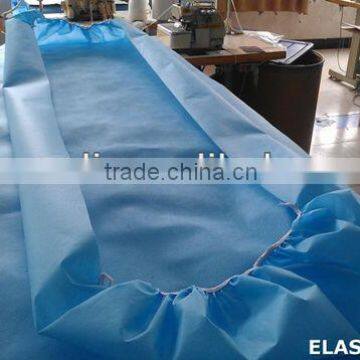 Disposable nonwoven elastic bed sheet cover