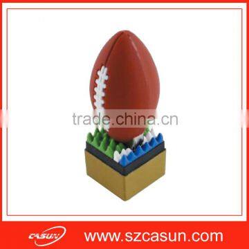 British rugby USB thumb drive, Customized PVC USB