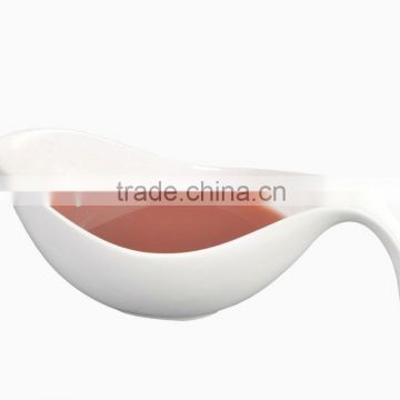 White Ceramic Handle Bowl