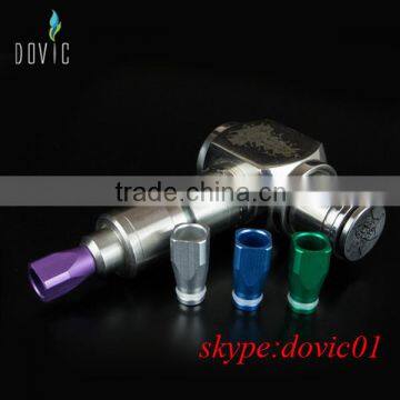 Colorful drip tips with wide bore style