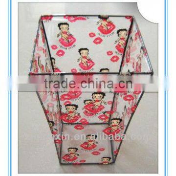 pvc trash can, waste bin