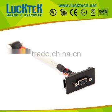 Clip- in SVGA cable with plate 25*50mm