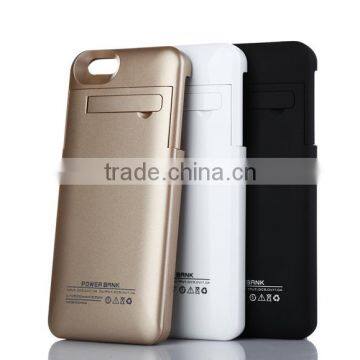 Charger Case Power bank Battery Stand For iphone 6 plus Rechargeable external backup battery charger case for iphone 6