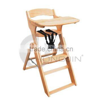 Hongjin 2 In 1 Foldable Wood Baby Highchairs