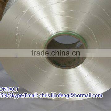 Polyester POY Yarn 300D 144F MT Raw white TBR
