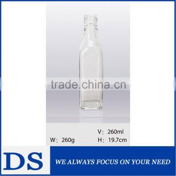 250ml mini glass olive oil bottles