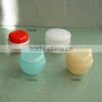 Round PP cosmetic cream jar for personal care