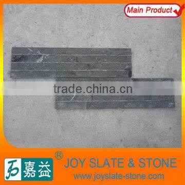 high grade black limestone thin natural stone veneer