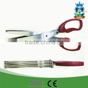 Wholesale vegetable cutting herb scissors stainless steel