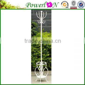 European Style Furniture Wrought Iron Coat Rack, Special Designed Living Room Clothes and Hats Stand photo-5