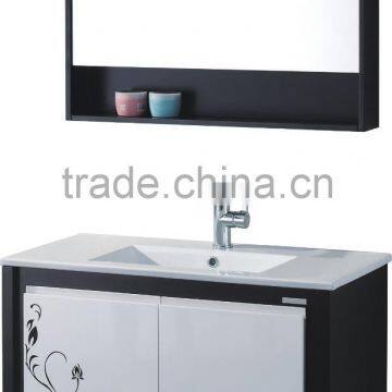 Modern wall hung bathroom vanity cabinet