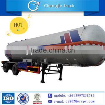 Chinese hot sale 2 axles LPG semi trailer for sale abroad