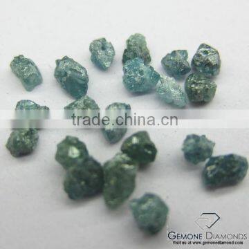 Natural Loose Greenish Blue Rough Diamond Beads Manufacturer