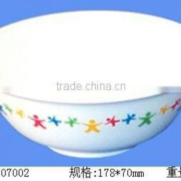 Melamine nice design plastic rice dinner bowl