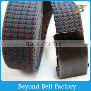 Fashionable Design Striped Webbing Fabric Belt for Jeans