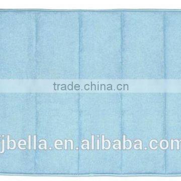 Microfiber Memory Foam Bath Mat Floor Rugs-Blue