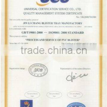 QUALITY MANAGEMENT SYSTEM CERTIFICATE