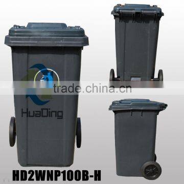 100 Liter wall mounted with metal stand dustbin