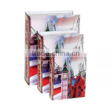 canvas wooden book box