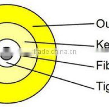 2 core tight buffer LSZH jacket single mode optical cable GJFJV