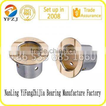 Flange Bimetal Bearing Bimetallic Bushing Trunnion Shaft Bushing photo-2