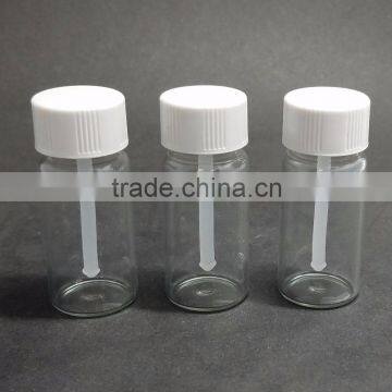 18mm Neck Size Rod Spatula Cap With 10ml 15ml Tube Glass Bottle