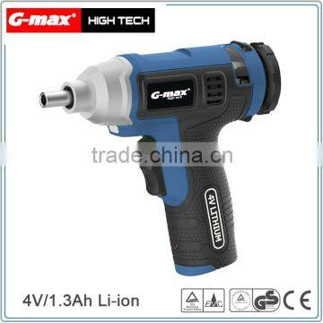 G-max Tools Rechargeable 4V Cordless Screwdriver GT32013