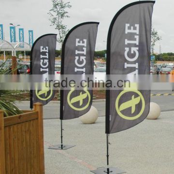 beach flag, flying banner with base , feather banner from factory directly