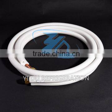 air conditioner refrigerant pipe connects the indoor and the outdoor unit