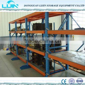 Steel pallet mold rack