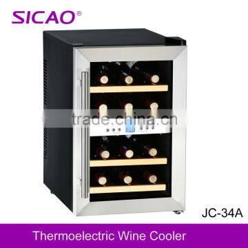 mini wine cabinet Free standing installation semiconductor electric refrigerator wine cooler display coolers