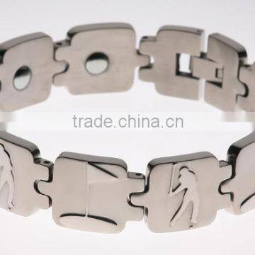 titanium golf bracelet