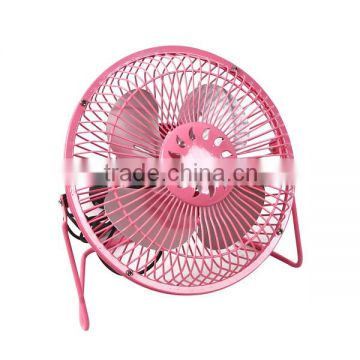 Different Sizes Metal USB Mini Desk Fan