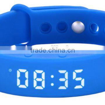 3D Pedometer Sleep Monitor Temperature Calorie Sports Silicone LED Smart Watch photo-3